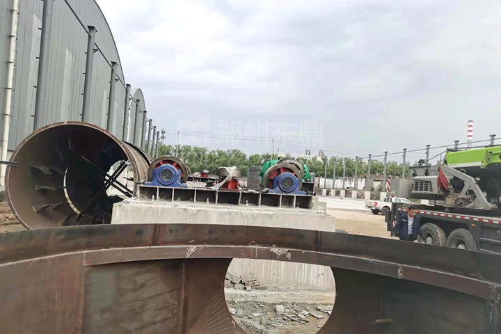 大型煤泥烘干機(jī)現(xiàn)場